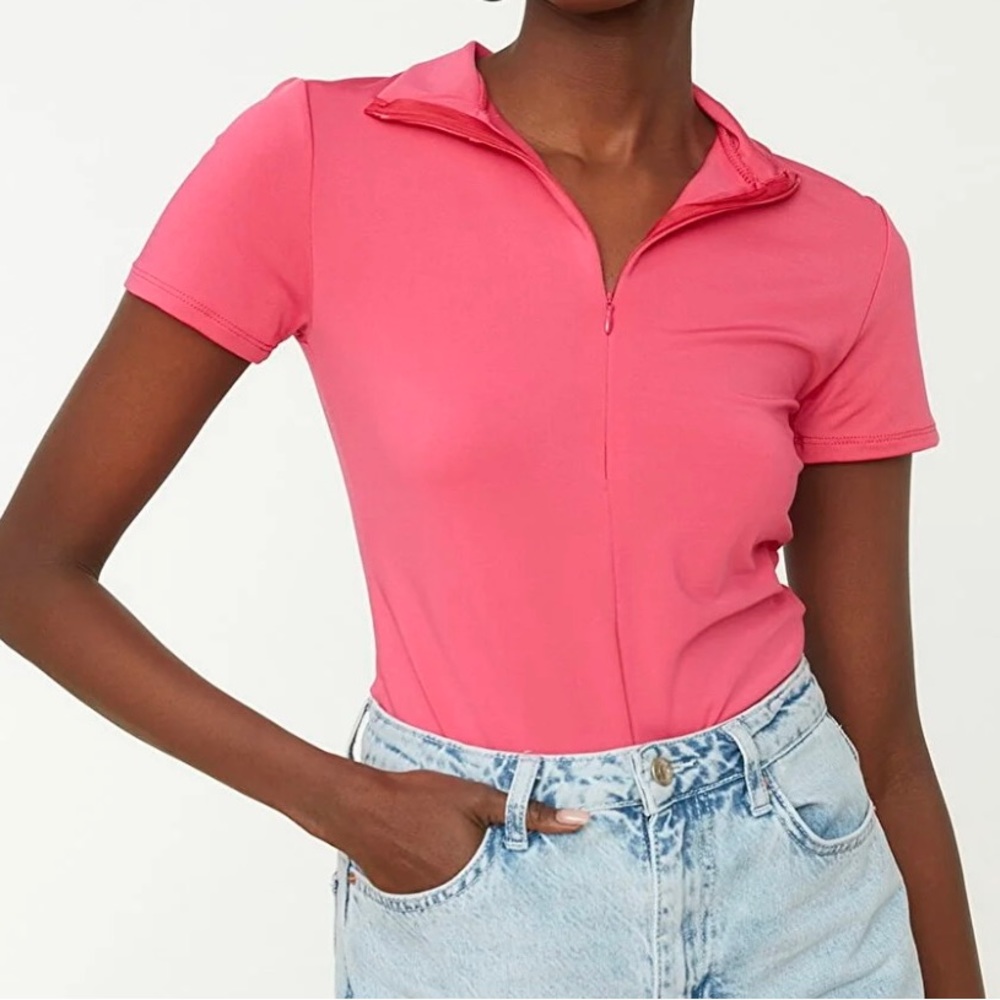 Bin 1C Trendyol Pink Bodysuit BNWT size medium